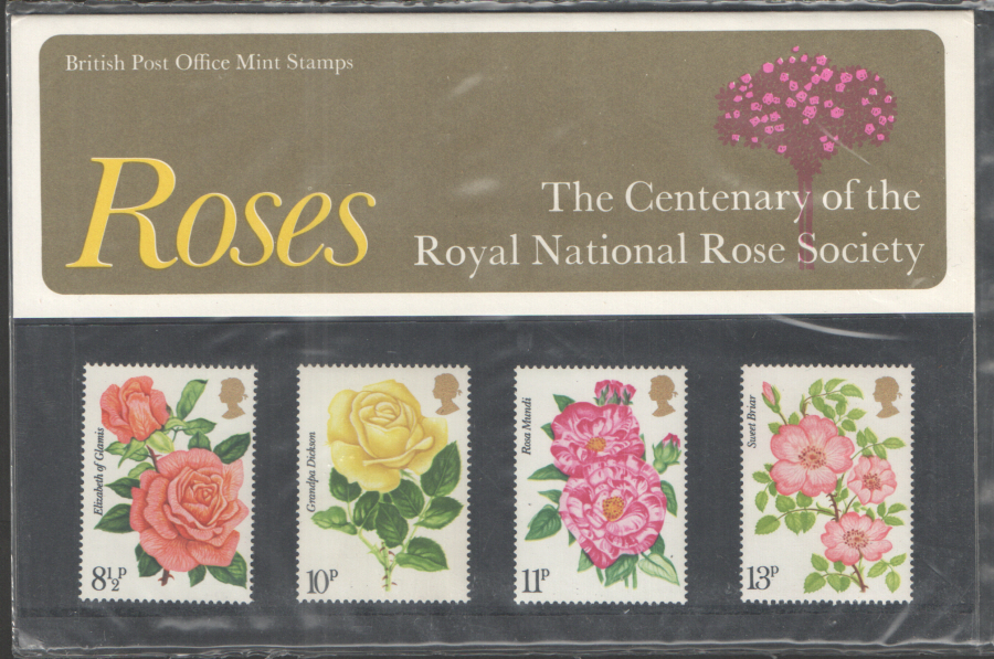 (image for) 1976 Roses Royal Mail Presentation Pack 81 - Click Image to Close